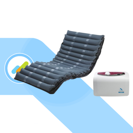 Kit materasso antidecubito ad elementi intercambiabili con compressore con regolazione DOMUS 3