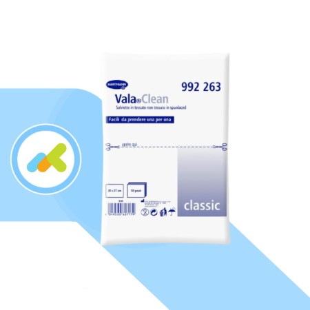 ValaClean Classic – Salviette Monouso in TNT per Igiene Quotidiana 50 pz