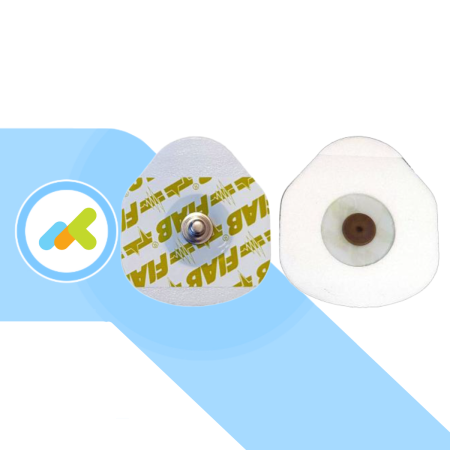 Elettrodi ECG Monouso in Foam con Gel Solido Ag/AgCl | FIAB 2