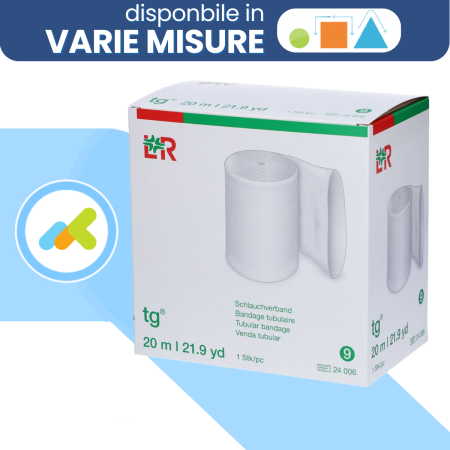 Maglia Tubolare tg® | Fasciatura in Cotone Senza Cuciture per Protezione Cutanea e Medicazioni 2