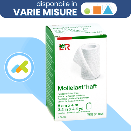 Mollelast haft | Benda per Fissaggio Coesiva Bielastica | Lunghezza di 4m in tensione