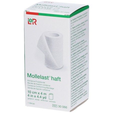 Mollelast haft | Benda Coesiva Bielastica per Fissaggio Medico | Lunghezza di 4m in tensione 2