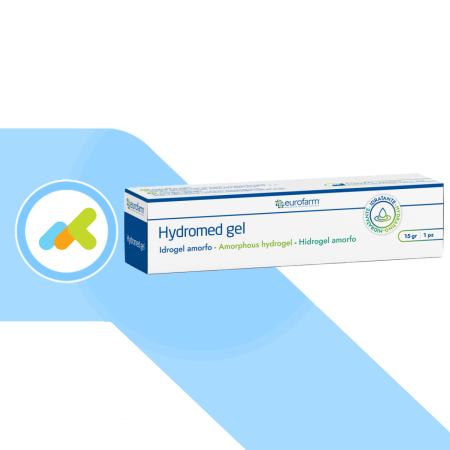 Hydromed Gel idrogel amorfo sterile trasparente 15g
