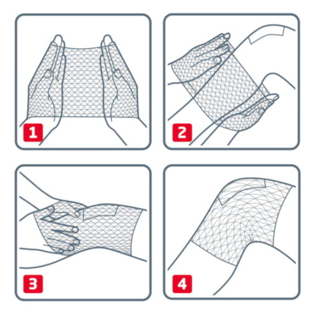 Elastofix benda a rete per ginocchio e coscia 2,5m 2