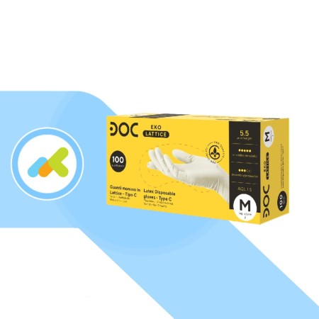 Guanti in Lattice Eko finemente talcati Alta Protezione Monouso 2