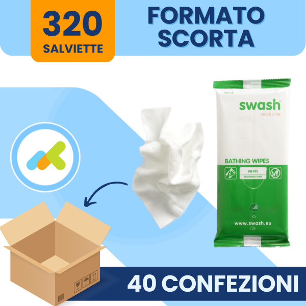 Swash Dry Gloves manopola monouso 8 pezzi