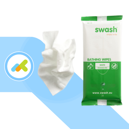 Swash Bathing Gloves lievemente profumato Orange manopola monouso 8pz