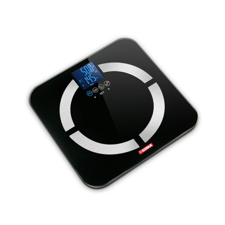 Bilancia Body Fat Libra Digitale Nera Analisi Corporea 150 kg