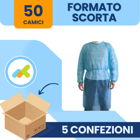 Camice monouso in TNT non sterile prezzo al pezzo € 0,79