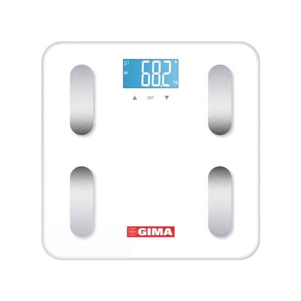 Bilancia Body Fat EQUILIBRA Digitale Bianca Gima