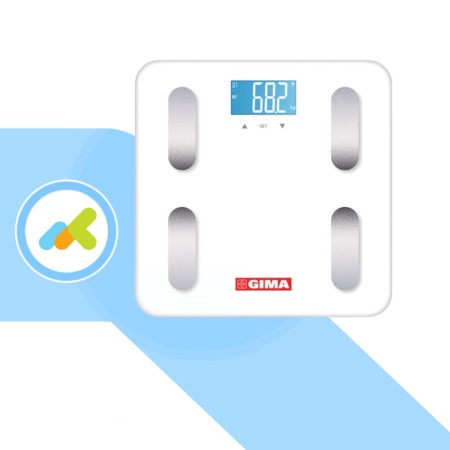 Bilancia Body Fat EQUILIBRA Digitale Bianca Gima