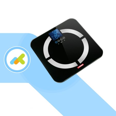 Bilancia Body Fat LIBRA Digitale Nera Gima