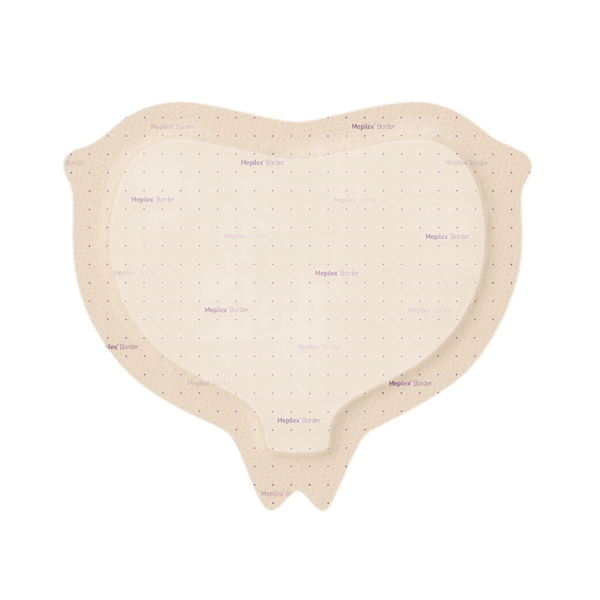 Mepilex Border Sacrum 16x20 | Medicazione in Schiuma | Prevenzione Piaghe da Decubito in Area Sacrale | 1 pezzo