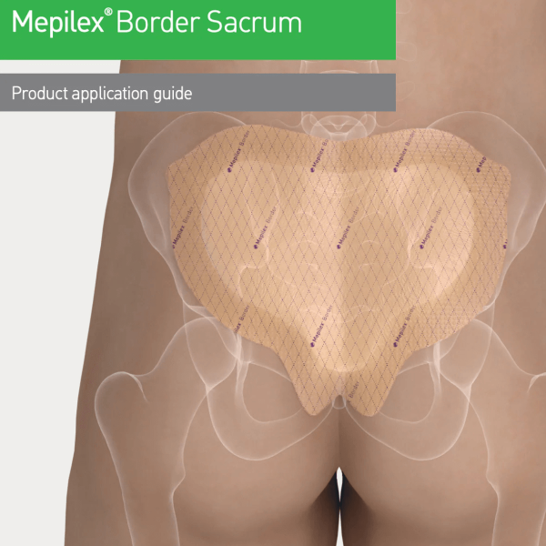 Mepilex Border Sacrum 16x20 | Medicazione in Schiuma | Prevenzione Piaghe da Decubito in Area Sacrale | 1 pezzo