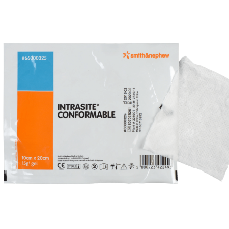 Intrasite Conformable | Medicazione Idrogel per Ulcere Profonde e Superficiali | Trattamento Avanzato | 1 pezzo