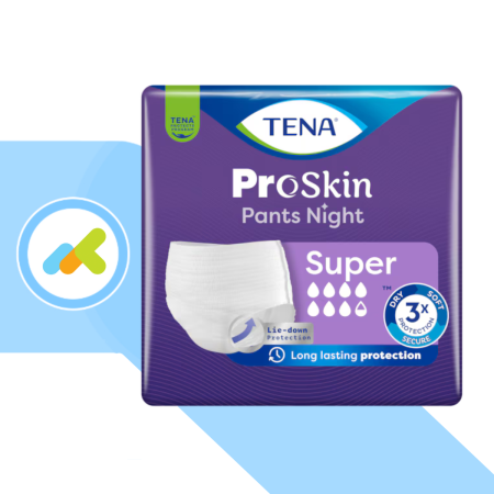 Tena Pants Night Super | Mutandine Assorbenti | Protezione Notturna Completa | 10 pezzi