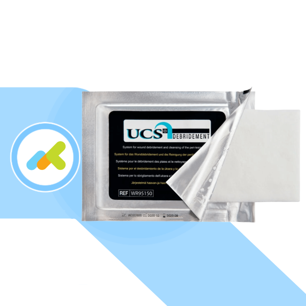 Ucs Debridement garza sterile per lo sbrigliamento della ferita