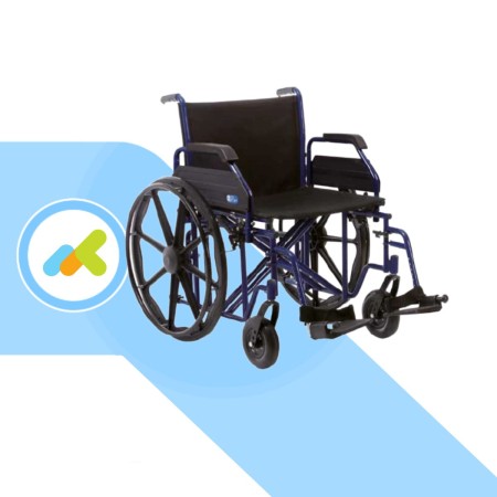 Carrozzina ad Autospinta Pieghevole Plus Bariatrica Ardea One di Moretti