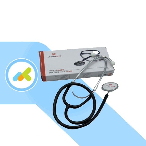 Fonendoscopio con Testa in Alluminio - Nero