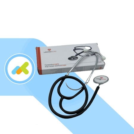 Fonendoscopio con Testa in Alluminio - Nero