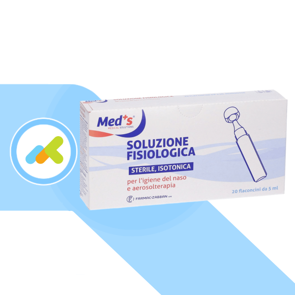 Med's Soluzione Fisiologica Igiene Nasale Sicura per Neonati, Bambini e Adulti