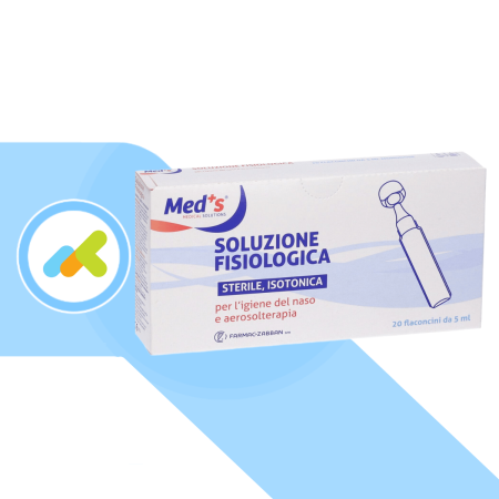 Med's Soluzione Fisiologica Igiene Nasale Sicura per Neonati, Bambini e Adulti