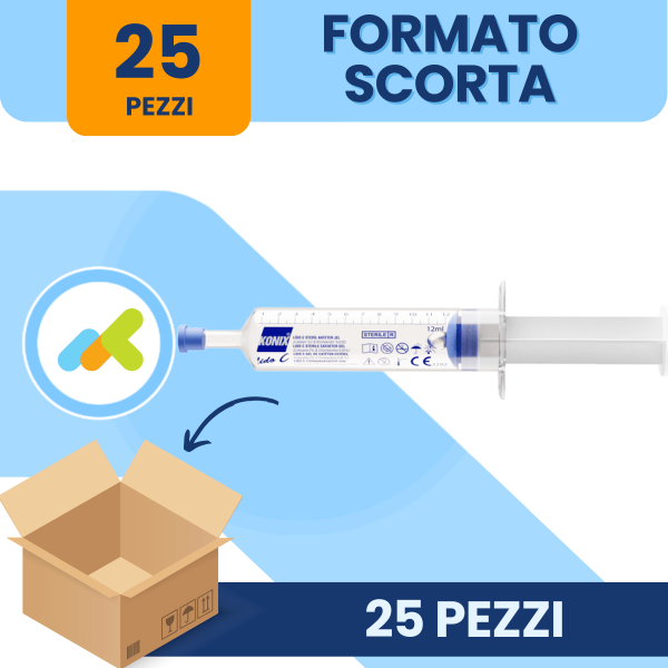 Konix Lido C 12ml | Gel Lubrificante Per Cateteri Con Lidocaina 2% | 1 Pezzo