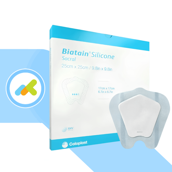Biatain Silicone Sacro | Medicazione in Schiuma con Adesivo Delicato