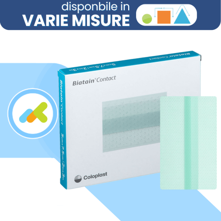 Biatain Contact | Medicazione Protettiva in Silicone | Rimozione Atraumatica | 1 pezzo