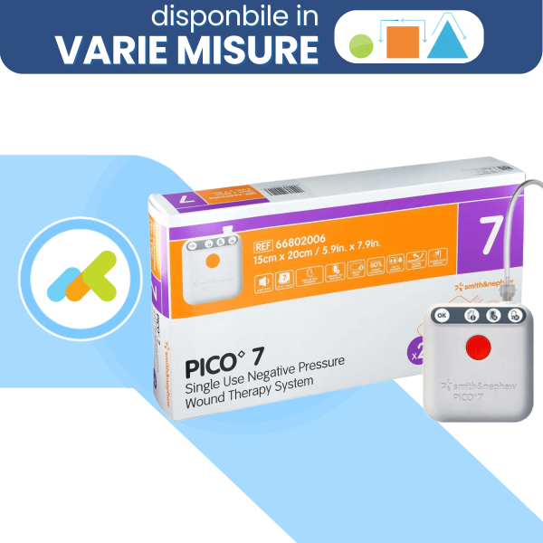Pico 7 sistema monouso per la terapia a pressione negativa