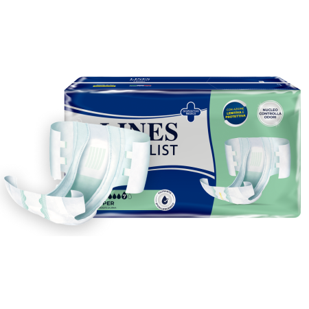 Lines Specialist Classic Super Pannolone a Mutandina| Incontinenza Grave | 30 pezzi L 2