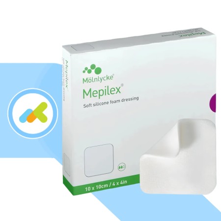 Mepilex Sacrale 20x20 | Medicazione in Schiuma Assorbente | Prevenzione Piaghe e Ulcere | 1 pezzo