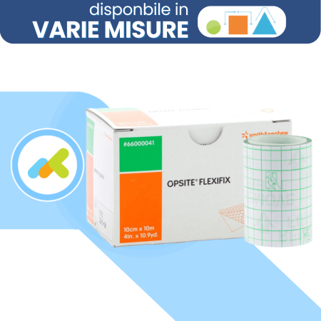 Opsite Flexifix | Film Trasparente per Fissaggio Medicazioni | Barriera Batterica Efficace