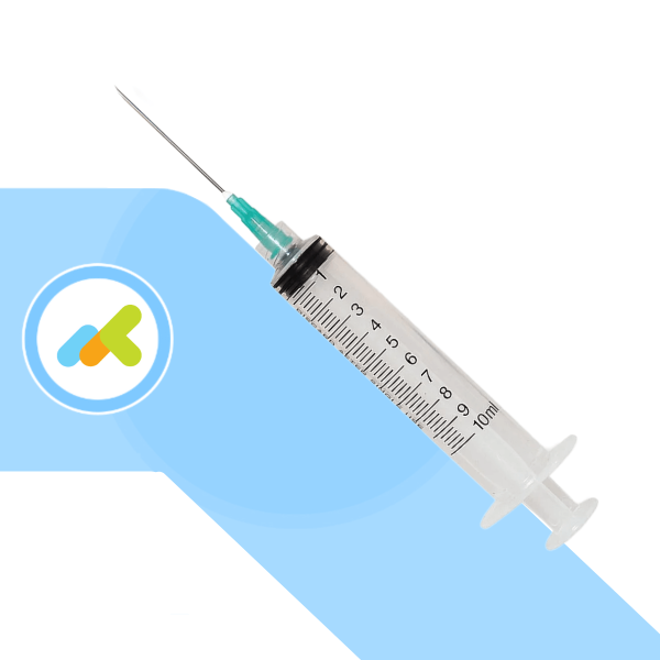 Alvita Siringa Sterile Monouso | Con Ago da 10ml 21g | 1 Pezzo