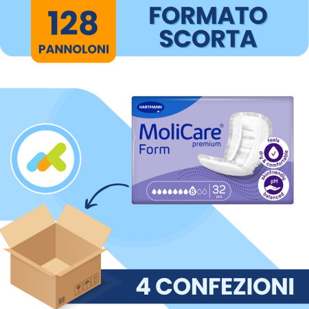 MoliCare Premium Form 8 Gocce | Pannoloni Sagomati | 32 Pezzi 2