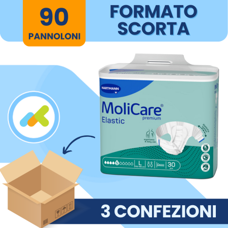 MoliCare Premium Elastic 5 Gocce | Pannoloni per Incontinenza Grave 2
