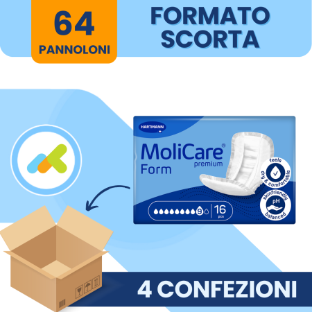 MoliCare Premium Form 9 Gocce: Assorbenti Sagomati per Incontinenza Moderata-Grave 2