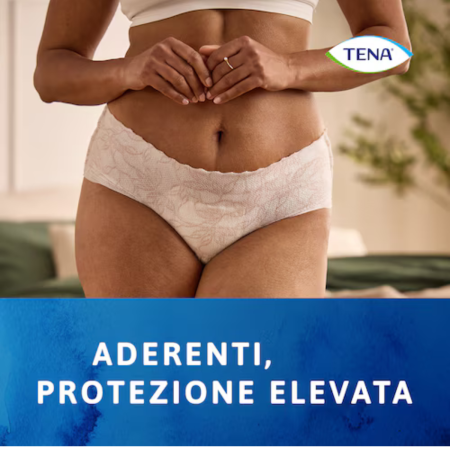 TENA Silhouette Vita Bassa PLUS Donna – Mutandine Assorbenti 6 Gocce