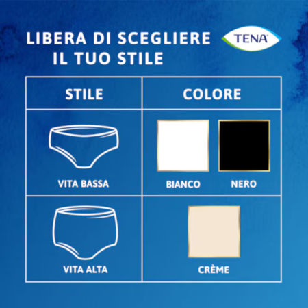 TENA Silhouette Plus a Vita Alta | Mutandine Assorbenti Crema| Mutandine Assorbenti Femminili 2