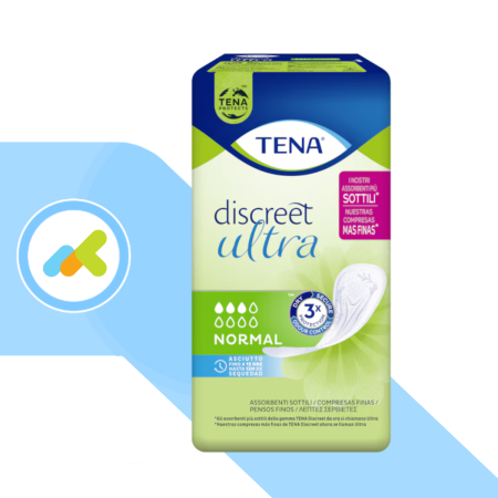 TENA Discreet Normal | Assorbente per Perdite Urinarie Moderate