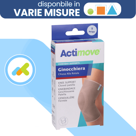 Actimove EVERYDAY SUPPORTS - Ginocchiera con rotula chiusa  grande