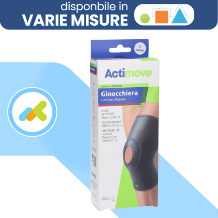 Actimove Sports Edition  Ginocchiera Con Foro Rotuleo per Supporto Ginocchio