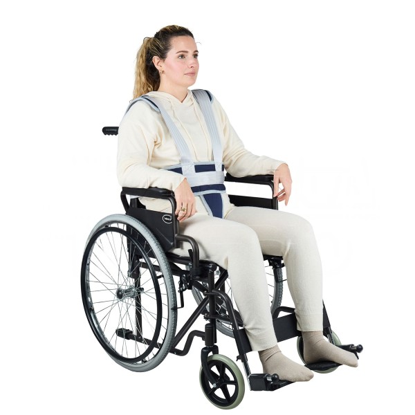 Cintura di Fissaggio Tronco-Perineale |Tessuto in Poliestere Traspirante e Imbottito