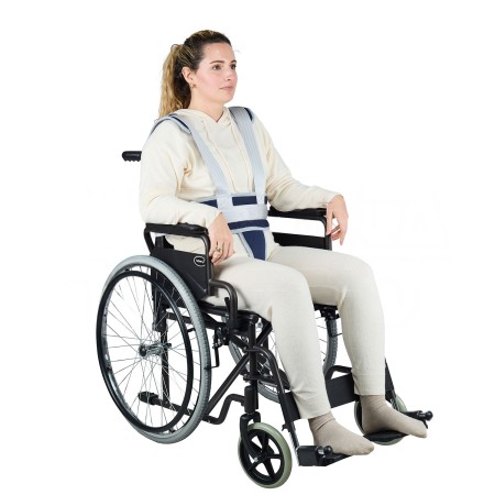 Cintura di Fissaggio Tronco-Perineale |Tessuto in Poliestere Traspirante e Imbottito