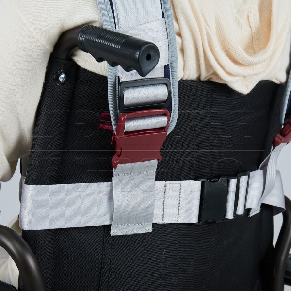 Cintura di Fissaggio Tronco-Perineale |Tessuto in Poliestere Traspirante e Imbottito