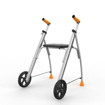 Deambulatore Ultraleggero a 2 Ruote in Alluminio Aerospaziale | 3,5 kg