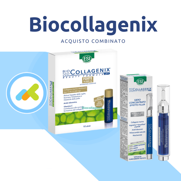 Combo Biocollagenix Anti-Age: Integratore + Siero Effetto Filler | 52,90€