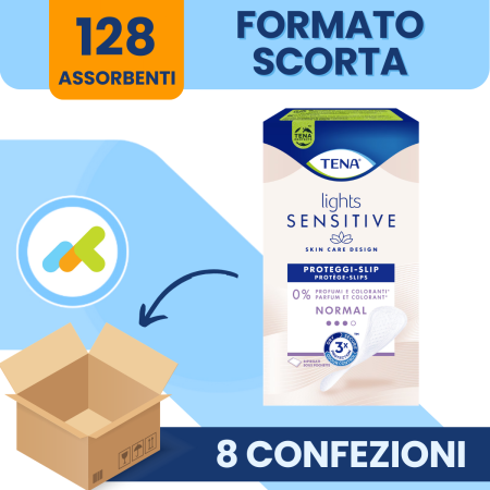 TENA Lights Sensitive Normal | Assorbenti Piccole Perdite | 16 Pezzi 2