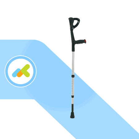 Stampelle Avambraccio con Ammortizzatore Brio RP705A | Regolabili 74–97 cm