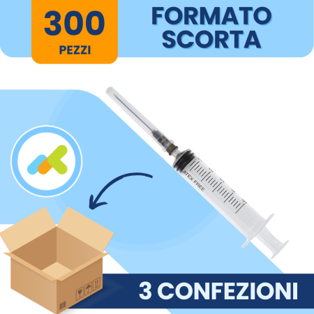 Benefis siringhe sterili monouso con ago cono centrale 20ml 100pz 2